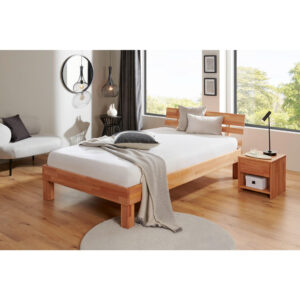 BED 120 cm x 200 cm, beukenhout (kernhout)