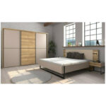 BED 180 cm x 200 cm, textiel, houtmateriaal kamir thumbnail 3