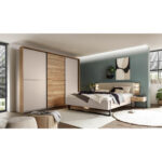BED 180 cm x 200 cm, textiel, houtmateriaal kamir thumbnail 4