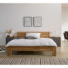 BED 180 cm x 200 cm, hout wilde eik