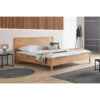 BED 180 cm x 200 cm, hout wilde eik