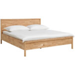 BED 180 cm x 200 cm, hout wilde eik thumbnail 3