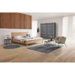 BED 180 cm x 200 cm, hout wilde eik thumbnail 4