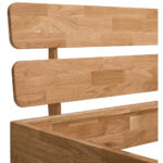 BED 180 cm x 200 cm, hout wilde eik thumbnail 6