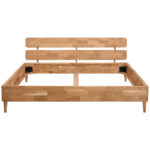BED 180 cm x 200 cm, hout wilde eik thumbnail 7
