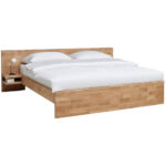 BED 180 cm x 200 cm, hout wilde eik thumbnail 3