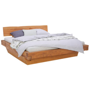 BED VAN TRAM 180 cm x 200 cm, beukenkleurig hout