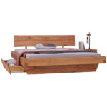 BED VAN TRAM 180 cm x 200 cm, beukenkleurig hout thumbnail 7