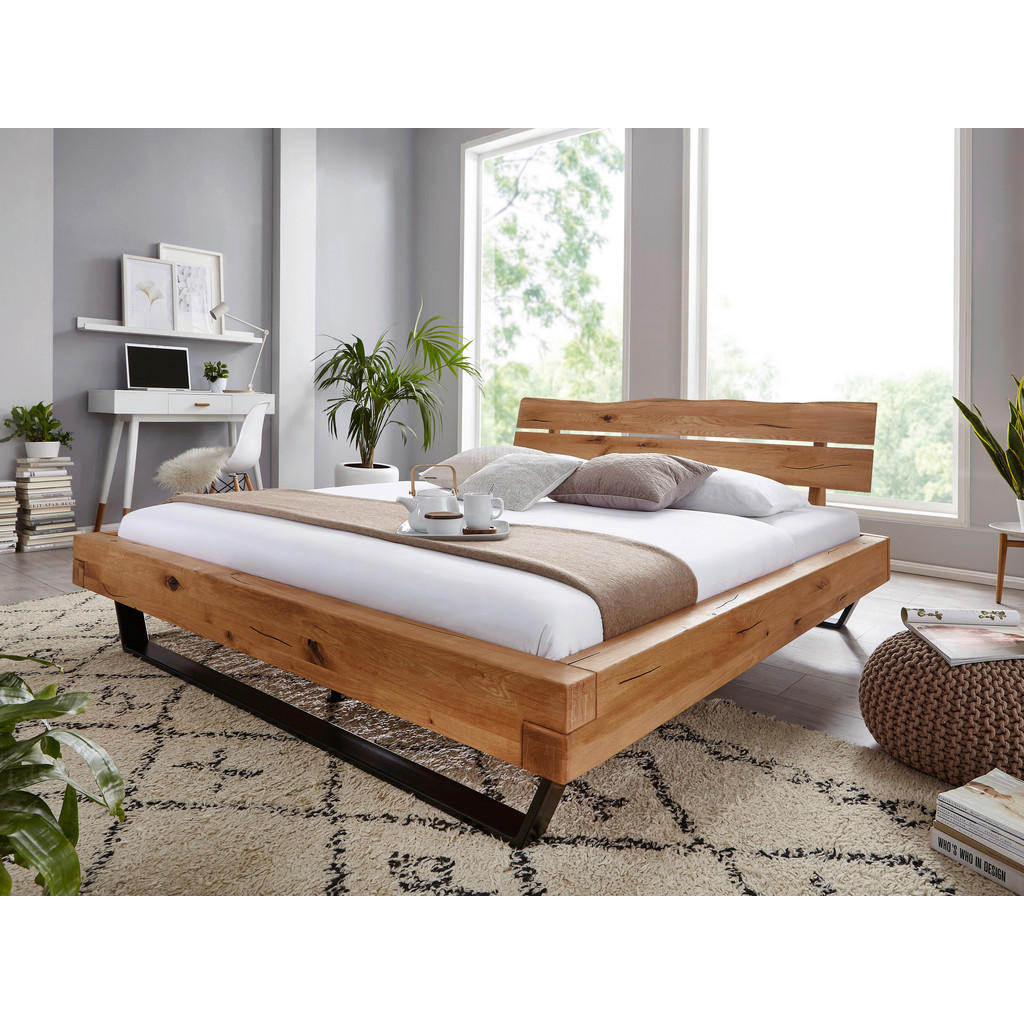 BED VAN BALKEN 200 cm x 200 cm, hout