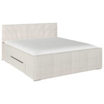 BED MET LADE 180 cm x 200 cm, champagnekleur thumbnail 1