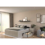 BED MET LADE 180 cm x 200 cm, champagnekleur thumbnail 7