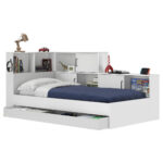 BED MET LADE 90 cm x 200 cm, wit thumbnail 4