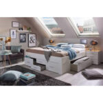 BED MET LADE 180 cm x 200 cm, wit thumbnail 3