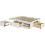 BED MET LADE 140 cm x 200 cm, wit thumbnail 6