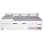 BED MET LADE 90 cm x 200 cm, wit thumbnail 5