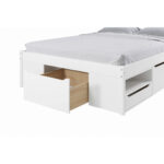 BED MET LADE 140 cm x 200 cm, wit thumbnail 3