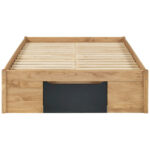 BED MET LADE 140 cm x 200 cm, natuurlijke kleur, zwart thumbnail 4