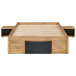 BED MET LADE 140 cm x 200 cm, natuurlijke kleur, zwart thumbnail 7