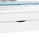 BED MET LADE 180 cm x 200 cm, grijs, wit thumbnail 3