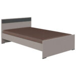 BED 120 cm x 200 cm, houtmateriaal grafietkleur, grijs, sahara thumbnail 1