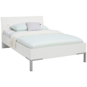 BED 120 cm x 200 cm, houtmateriaal wit