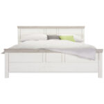 BED 180 cm x 200 cm, houtmateriaal grijs, wit thumbnail 6