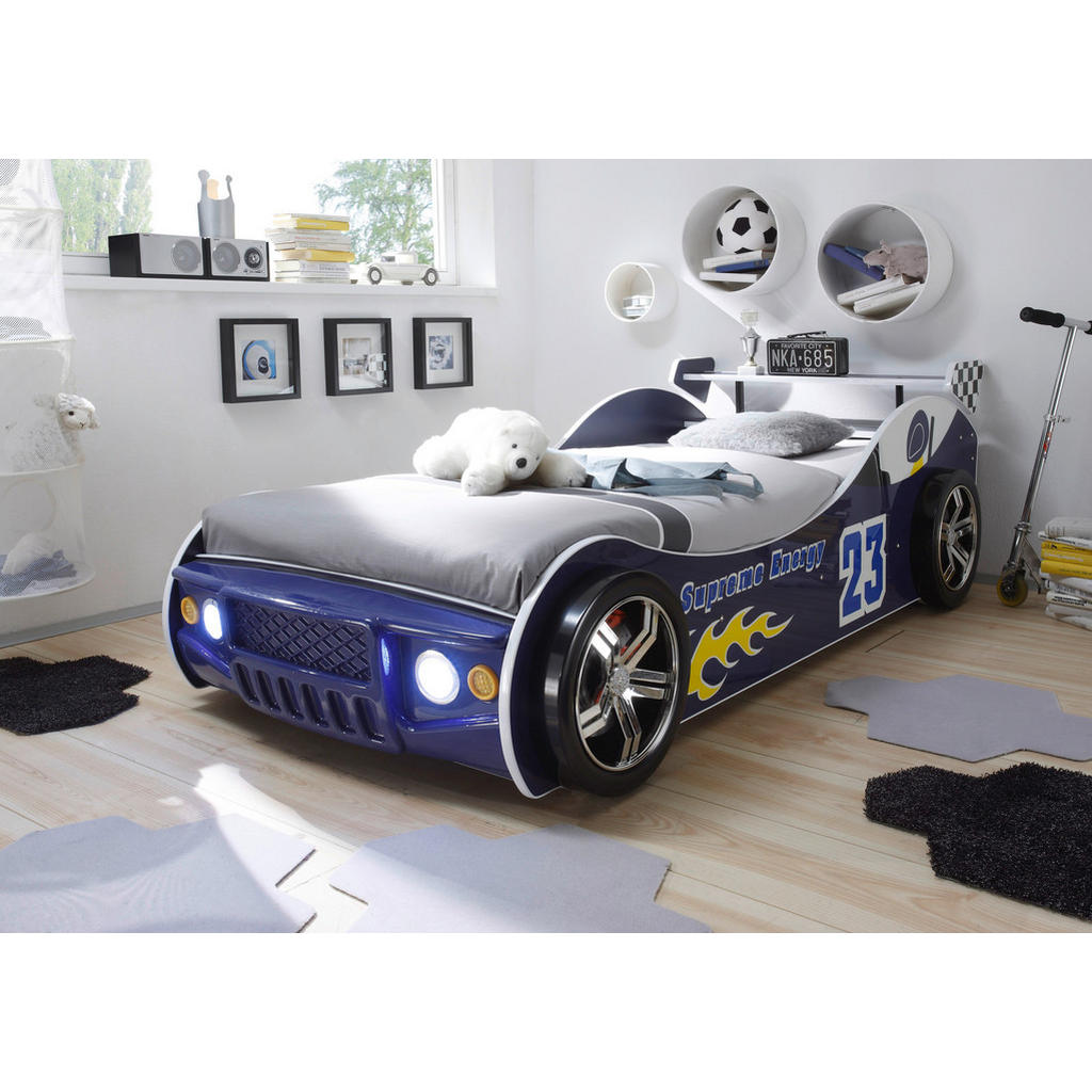 BED IN DE VORM VAN EEN AUTO