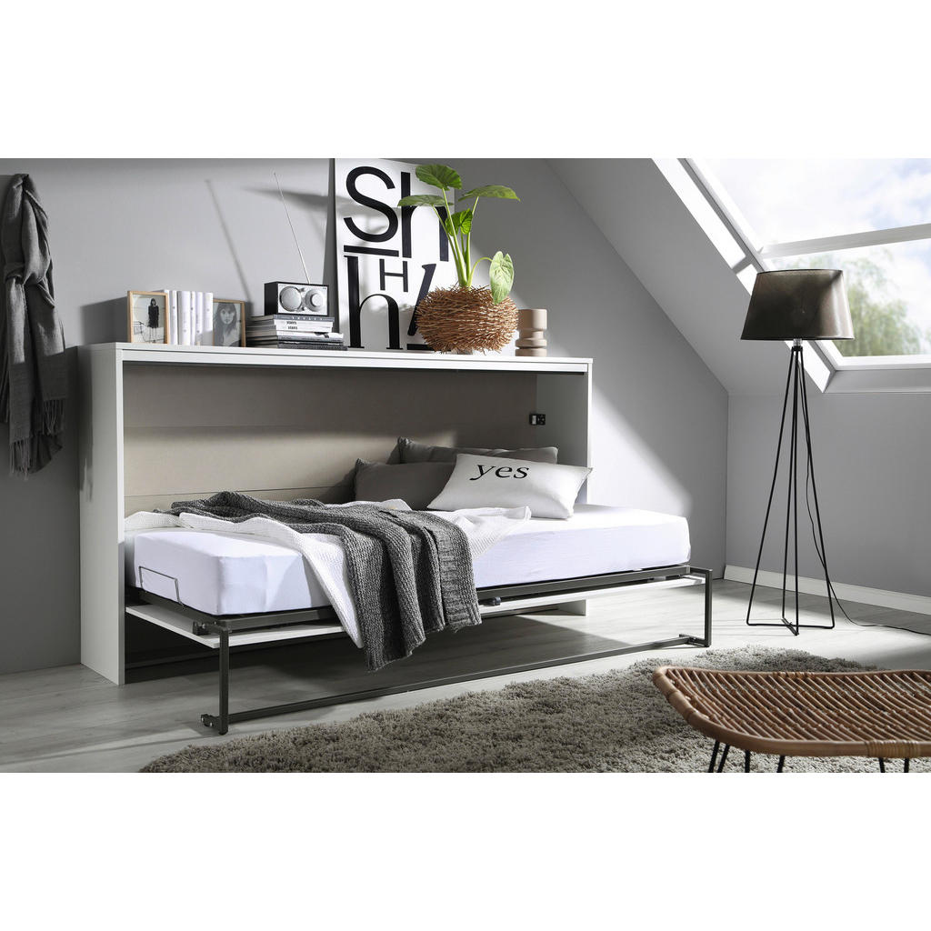 BED IN DE KAST x , materiaal van hout