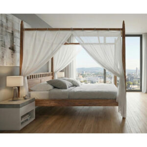 BED MET LUIFEL x , acaciahout