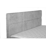 BED MET MATRAS 160 cm x 200 cm, hout, textiel, houtmateriaal lichtgrijs thumbnail 4