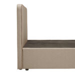 BED MET MATRAS 140 cm x 200 cm, wit textiel thumbnail 6