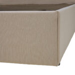 BED MET MATRAS 140 cm x 200 cm, wit textiel thumbnail 7