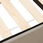 BED MET MATRAS 140 cm x 200 cm, wit textiel thumbnail 5