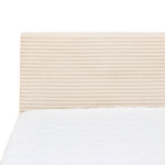 BED MET MATRAS x, hout, wit textiel thumbnail 4