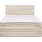 BED MET MATRAS x, hout, wit textiel thumbnail 5