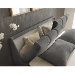 BED MET MATRAS 180 cm x 200 cm, textiel, houtmateriaal grafietkleur thumbnail 6