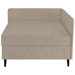 BED MET MATRAS 120 cm x 200 cm, wit textiel thumbnail 7