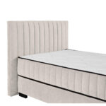 BED MET MATRAS 120 cm x 200 cm, textiel, houtmateriaal wit thumbnail 6