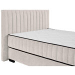 BED MET MATRAS 140 cm x 200 cm, textiel, houtmateriaal wit thumbnail 6