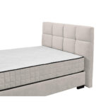 BED MET MATRAS 140 cm x 200 cm, textiel, houtmateriaal wit thumbnail 7