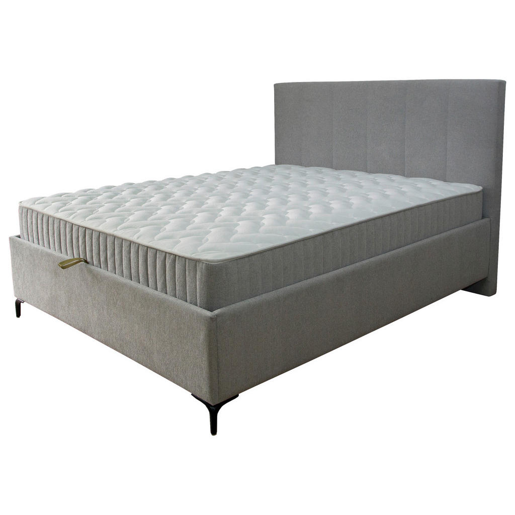 BED MET MATRAS x , materiaal van hout