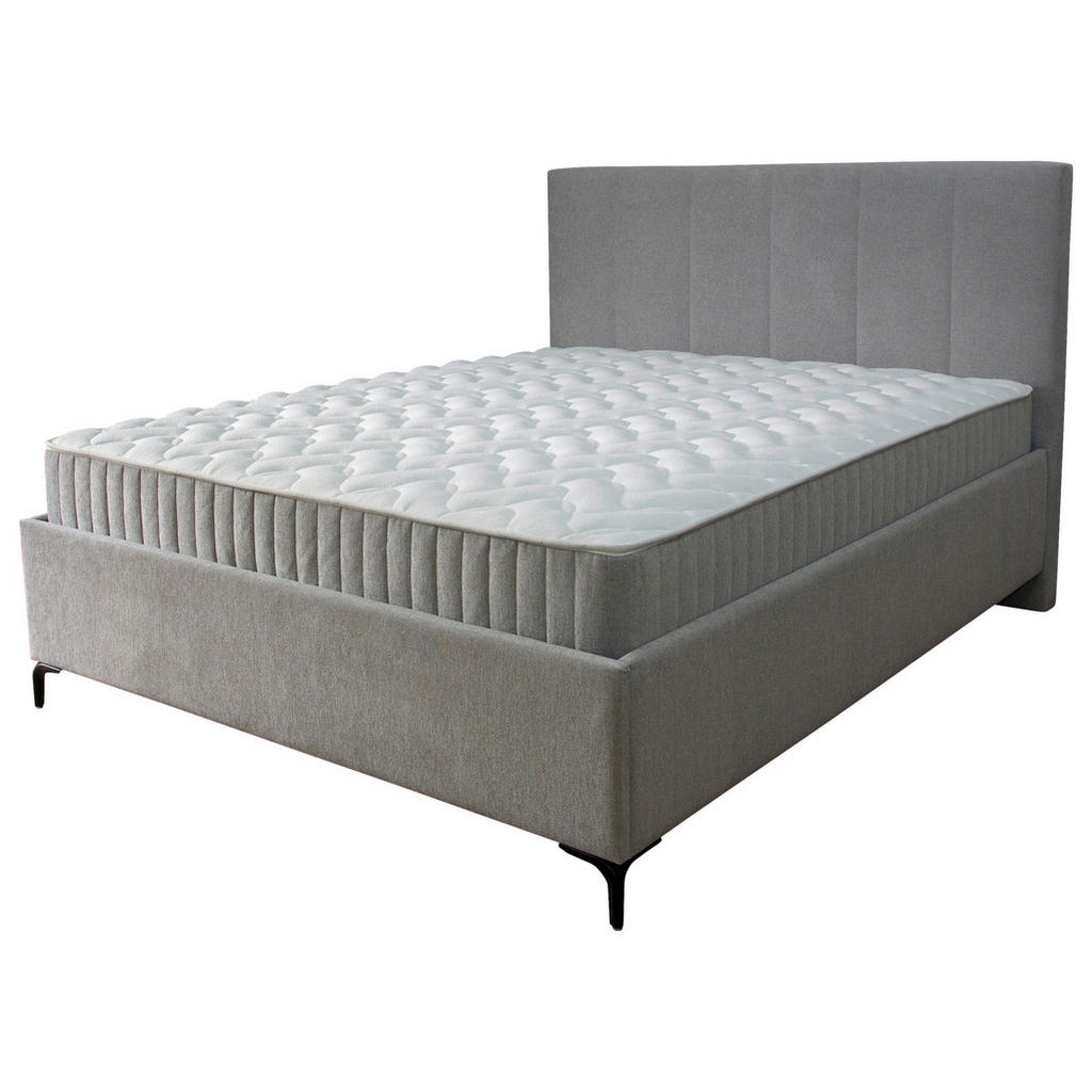BED MET MATRAS x , materiaal van hout