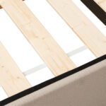 BED MET MATRAS 120 cm x 200 cm, gebakken textiel thumbnail 7