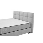 BED MET MATRAS 180 cm x 200 cm, textiel, materiaal hout lichtgrijs thumbnail 7