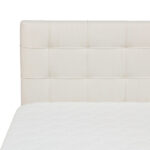 BED MET MATRAS x, hout, crème textiel thumbnail 4