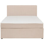 BED MET MATRAS x, hout, crème textiel thumbnail 5