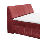 BED MET MATRAS 120 cm x 200 cm, textiel, houtmateriaal rood thumbnail 6