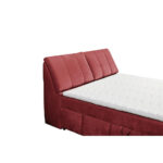 BED MET MATRAS 180 cm x 200 cm, textiel, houtmateriaal rood thumbnail 6