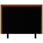 BED MET MATRAS 90 cm x 200 cm, rood textiel thumbnail 4