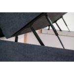 BED MET MATRAS 160 cm x 200 cm, metaal, textiel grijs thumbnail 7